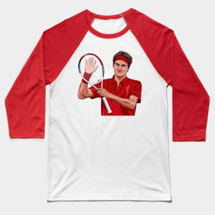 Roger Federer Baseball T-Shirt